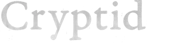 Cryptid Title Treatment