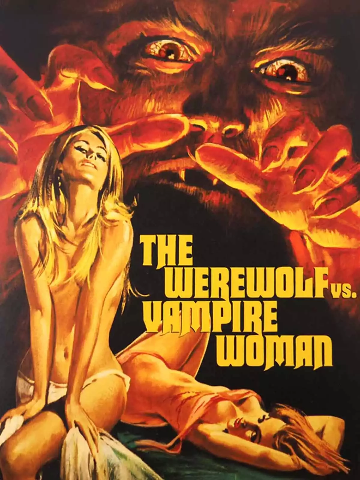 The Werewolf Versus the Vampire Woman poster