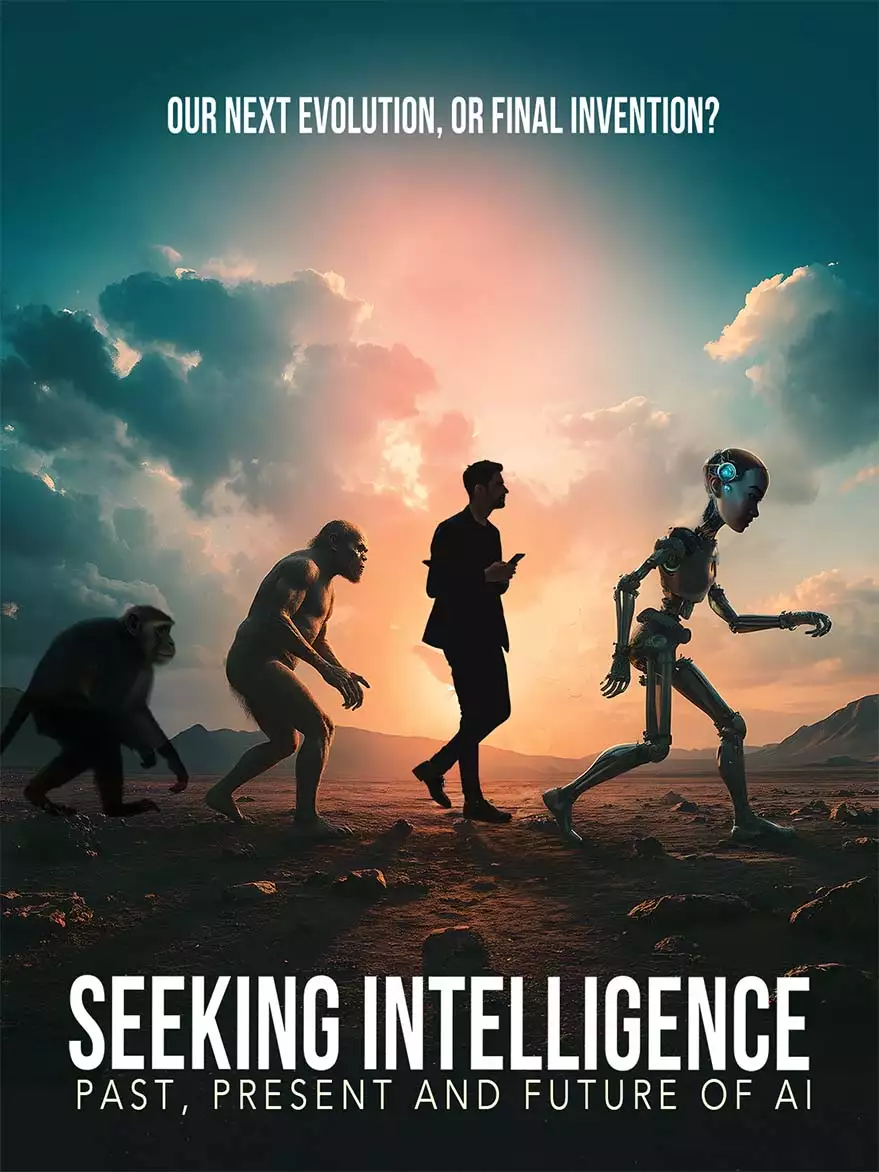 Seeking Intelligence: Past Present and Future of AI poster
