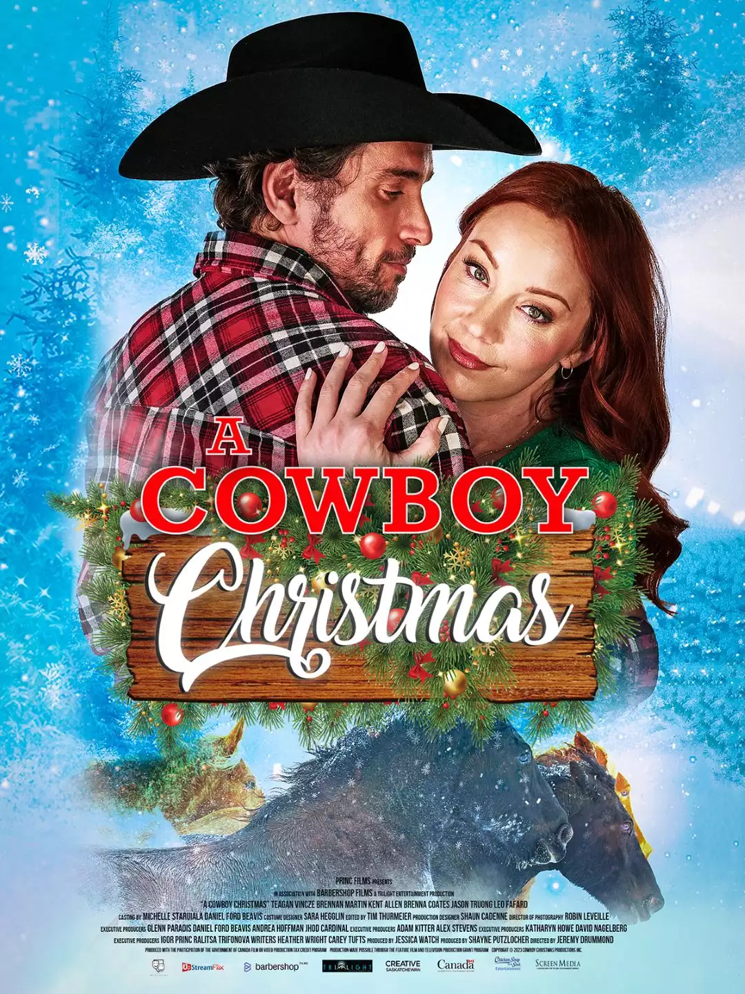 A Cowboy Christmas poster